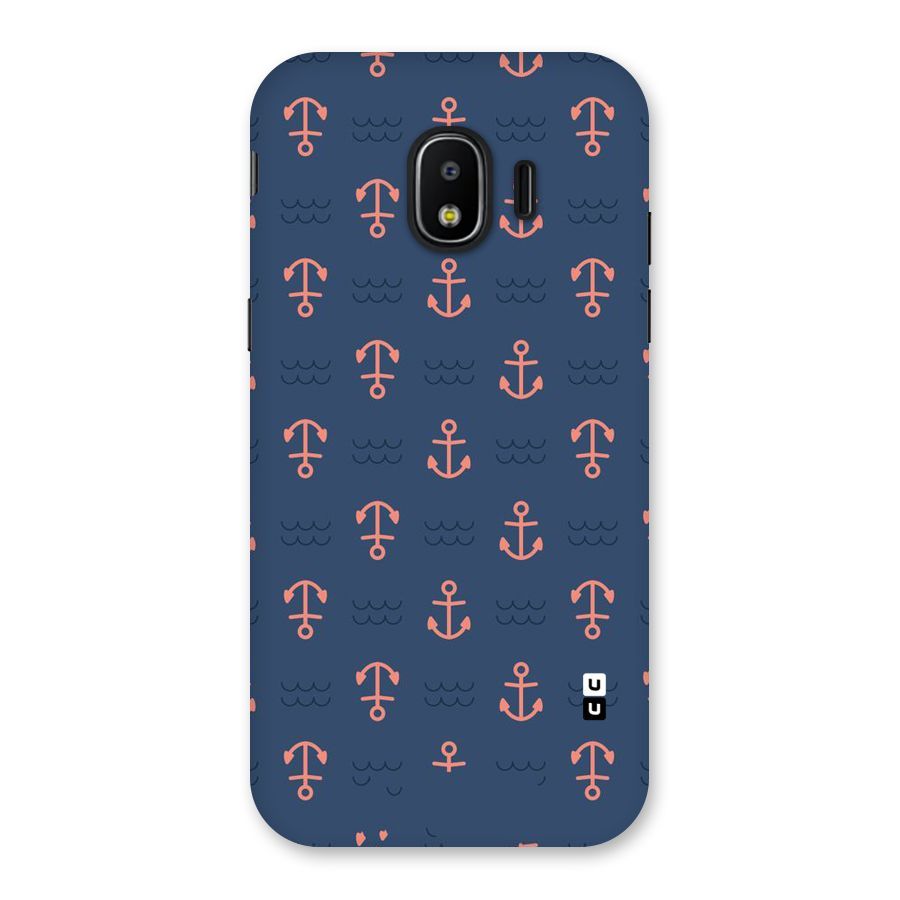 Anchor Sea Blue Back Case for Galaxy J2 Pro 2018
