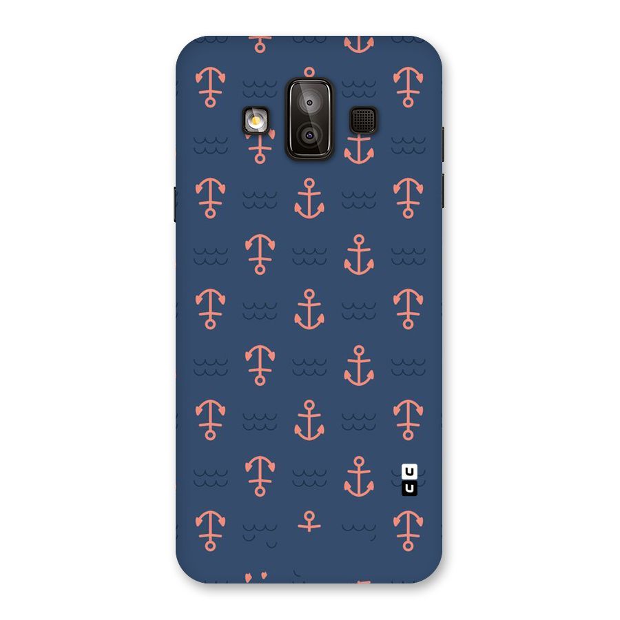 Anchor Sea Blue Back Case for Galaxy J7 Duo