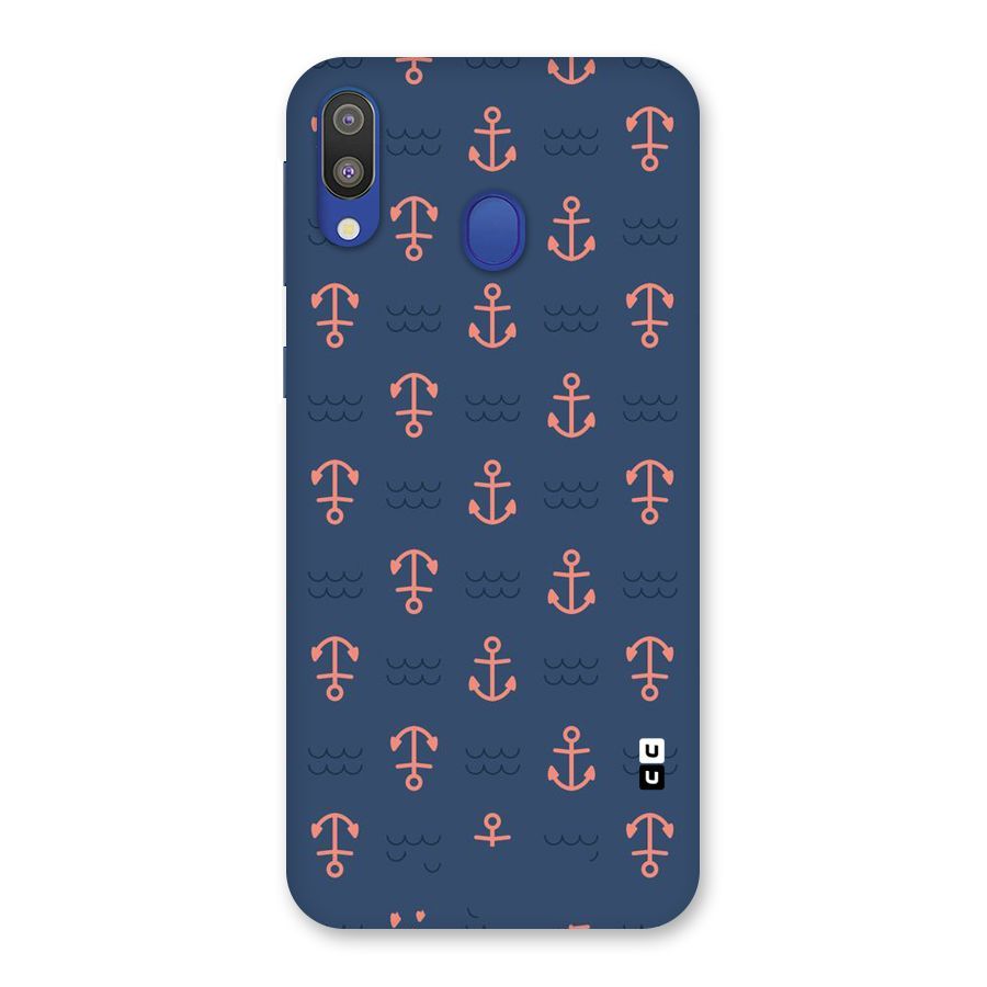 Anchor Sea Blue Back Case for Galaxy M20