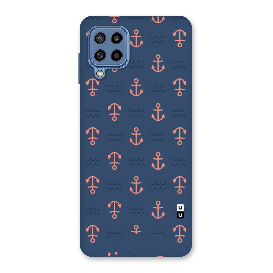 Anchor Sea Blue Back Case for Galaxy M32
