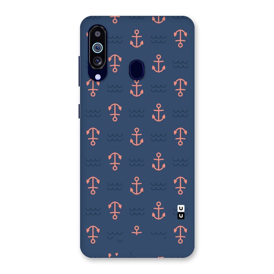 Anchor Sea Blue Back Case for Galaxy M40