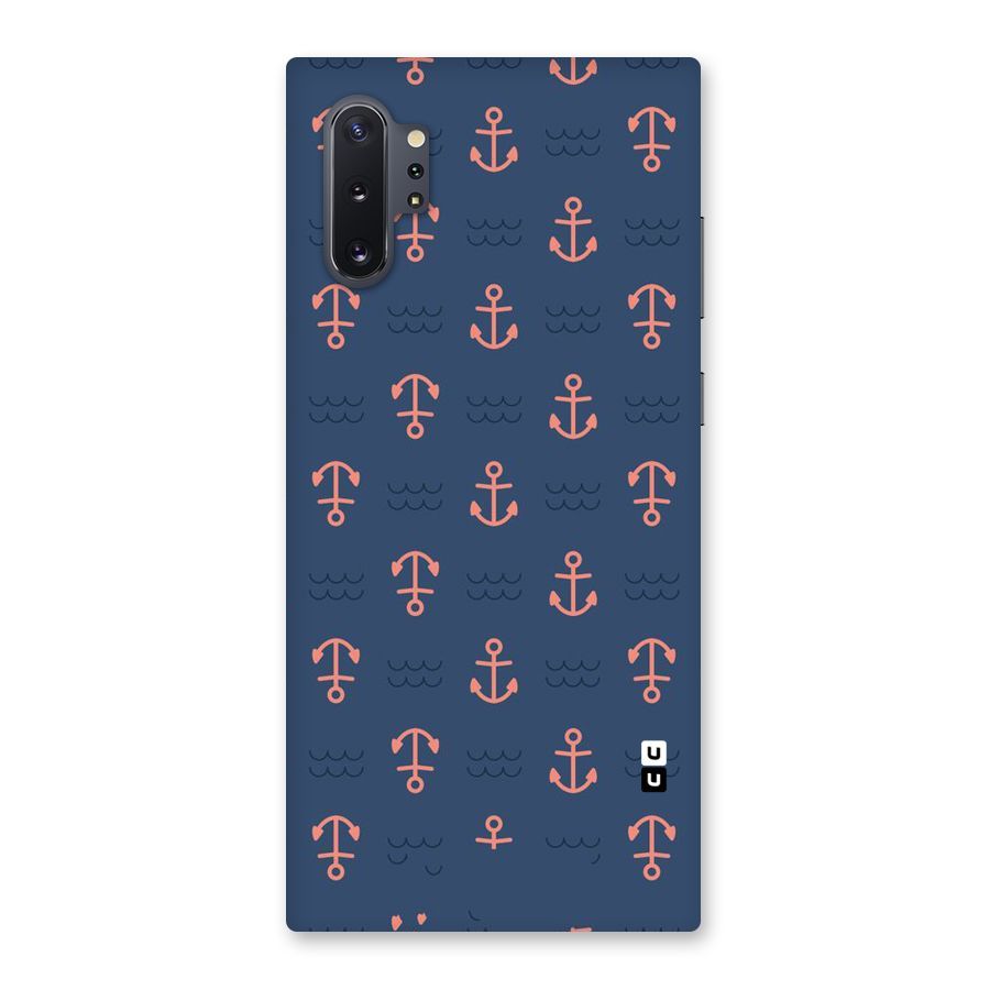 Anchor Sea Blue Back Case for Galaxy Note 10 Plus