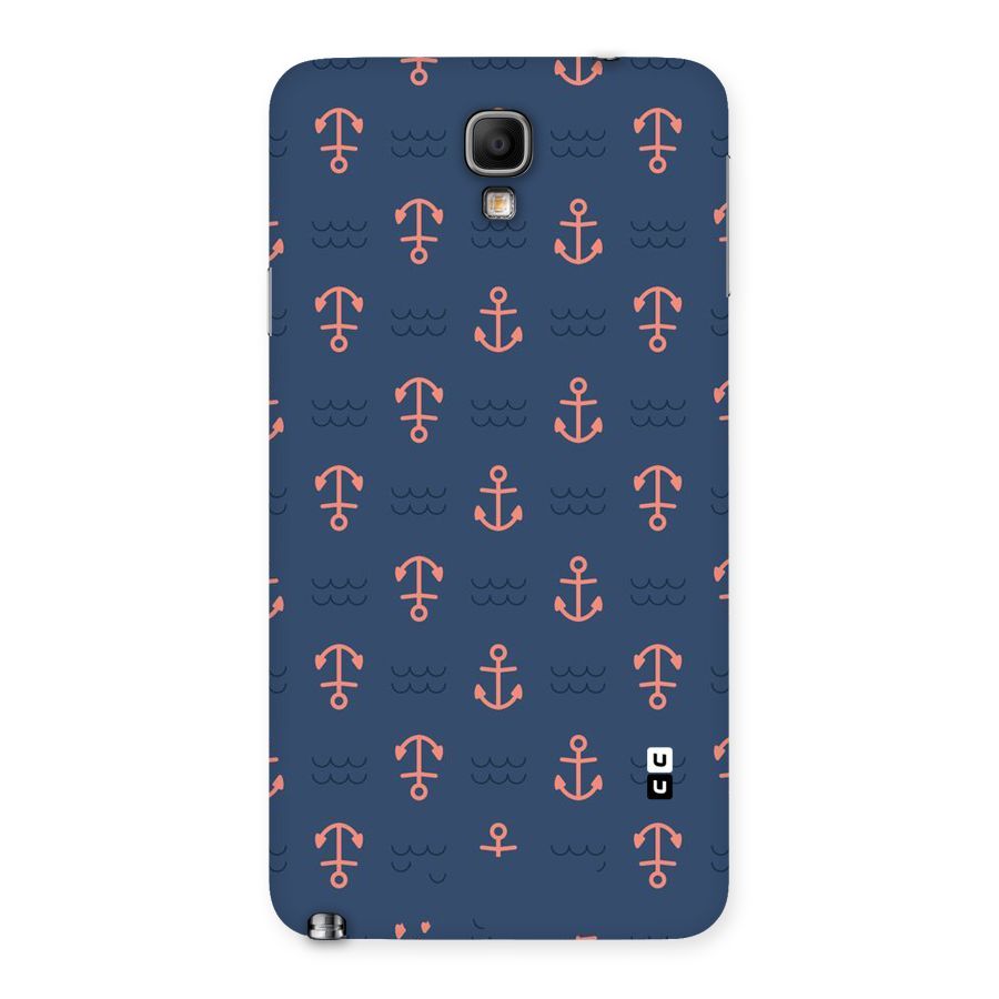Anchor Sea Blue Back Case for Galaxy Note 3 Neo