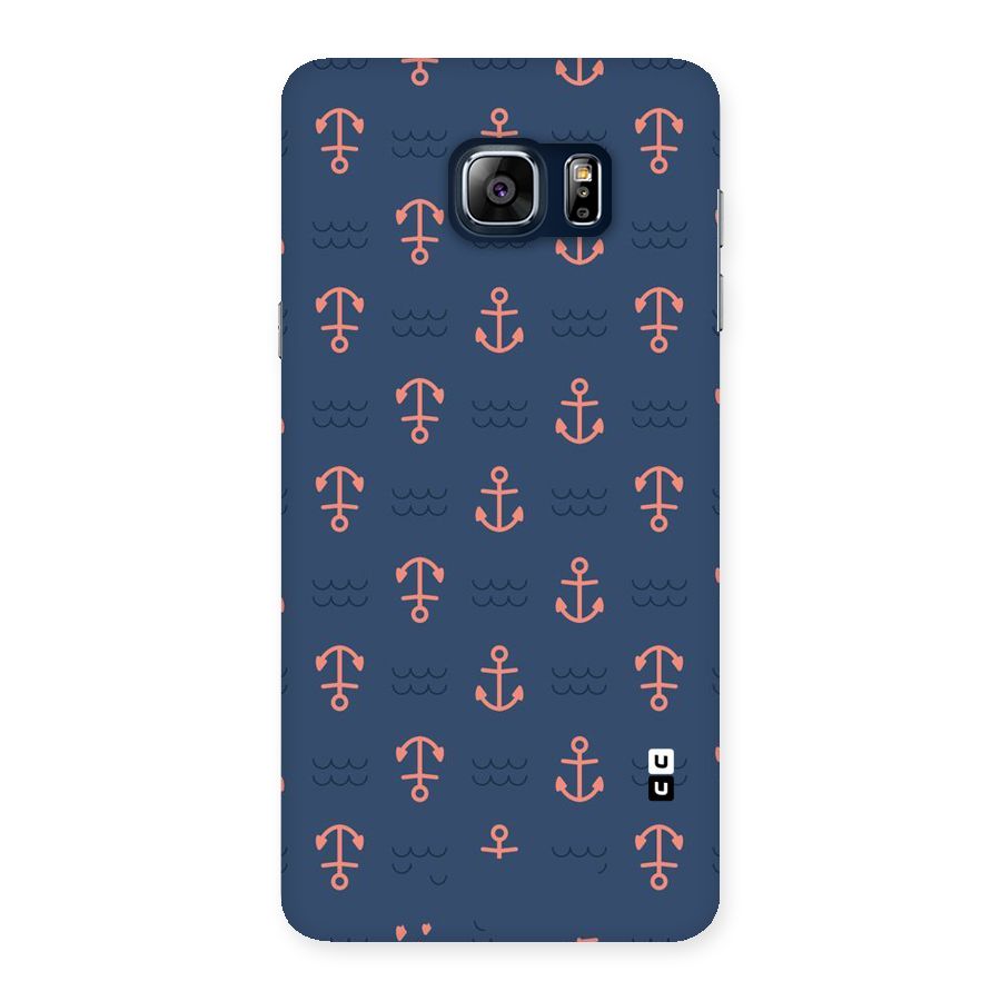 Anchor Sea Blue Back Case for Galaxy Note 5