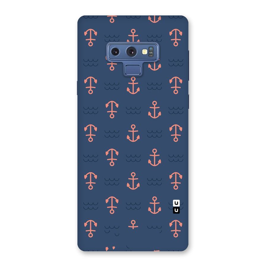 Anchor Sea Blue Back Case for Galaxy Note 9