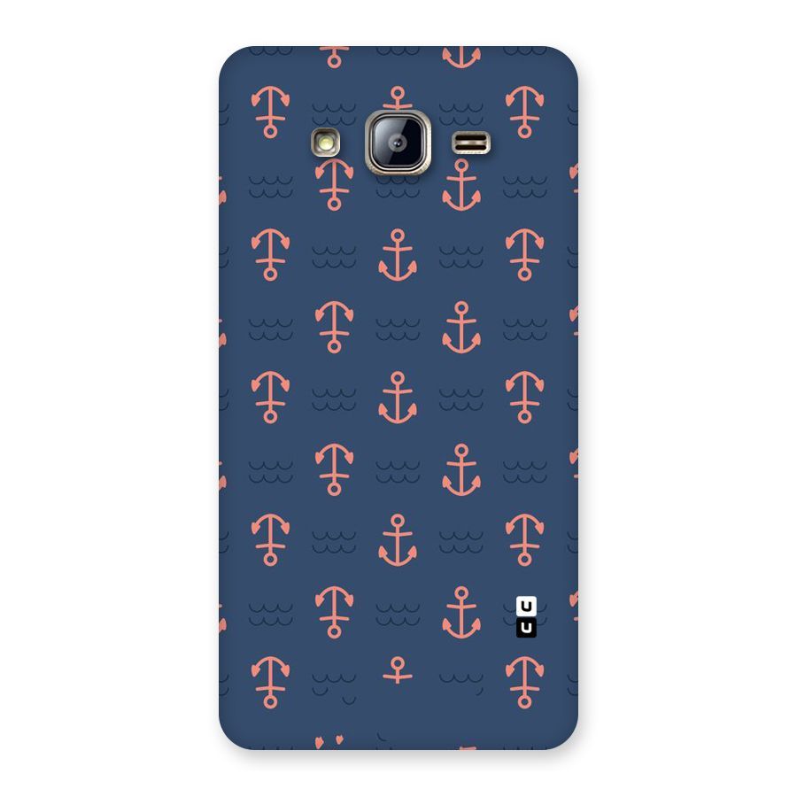 Anchor Sea Blue Back Case for Galaxy On5