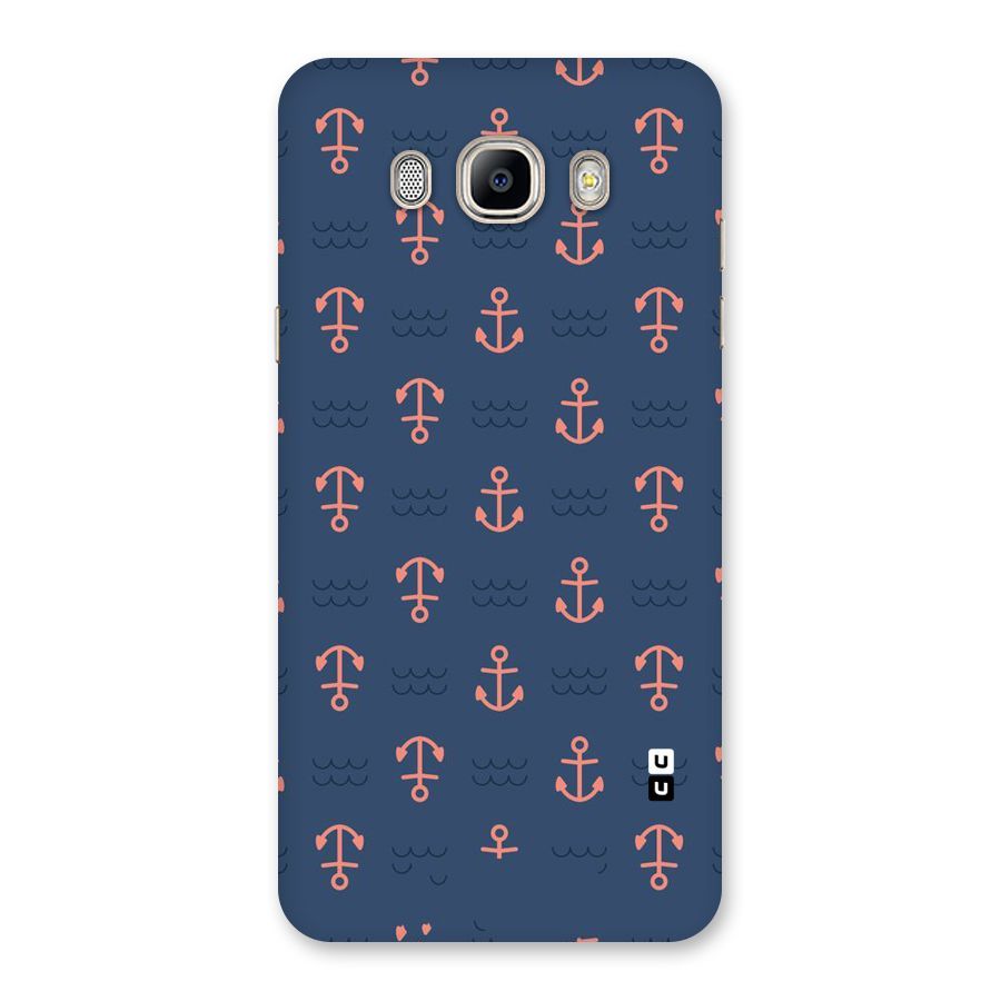 Anchor Sea Blue Back Case for Galaxy On8