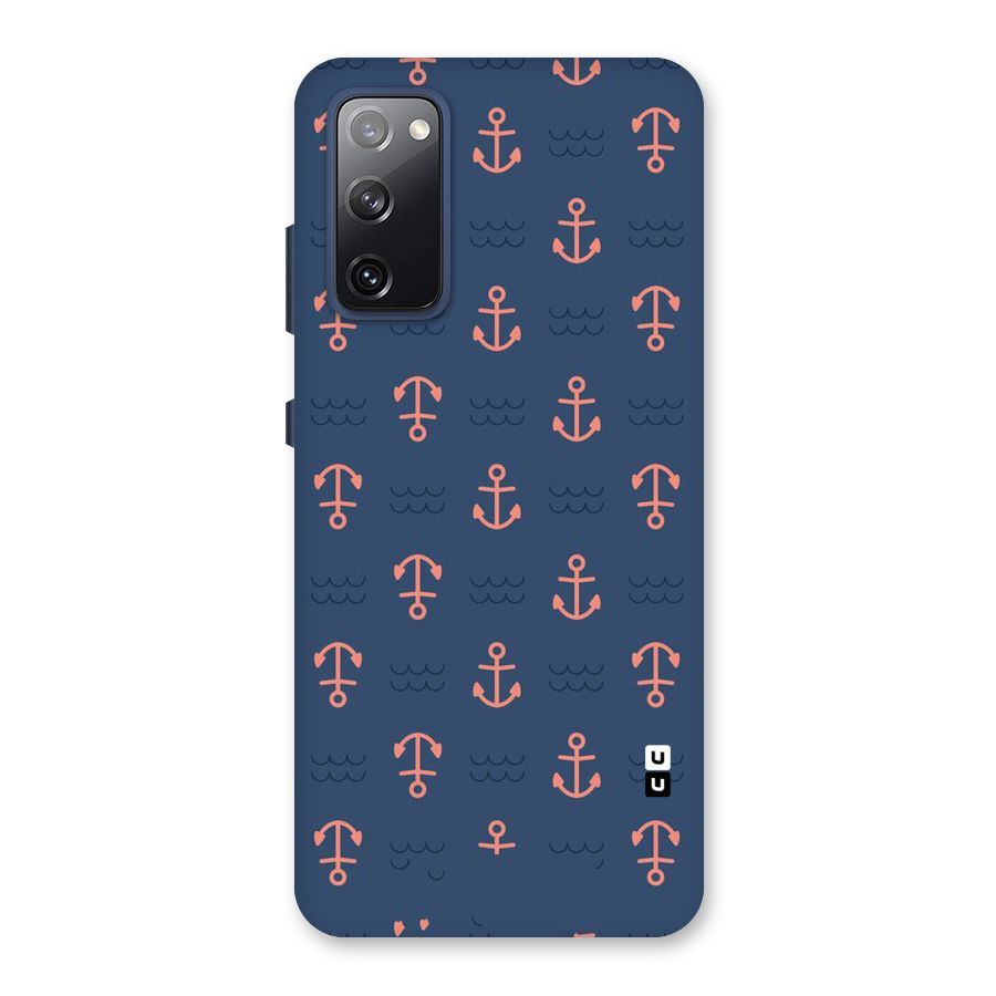 Anchor Sea Blue Back Case for Galaxy S20 FE
