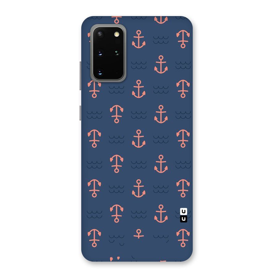 Anchor Sea Blue Back Case for Galaxy S20 Plus