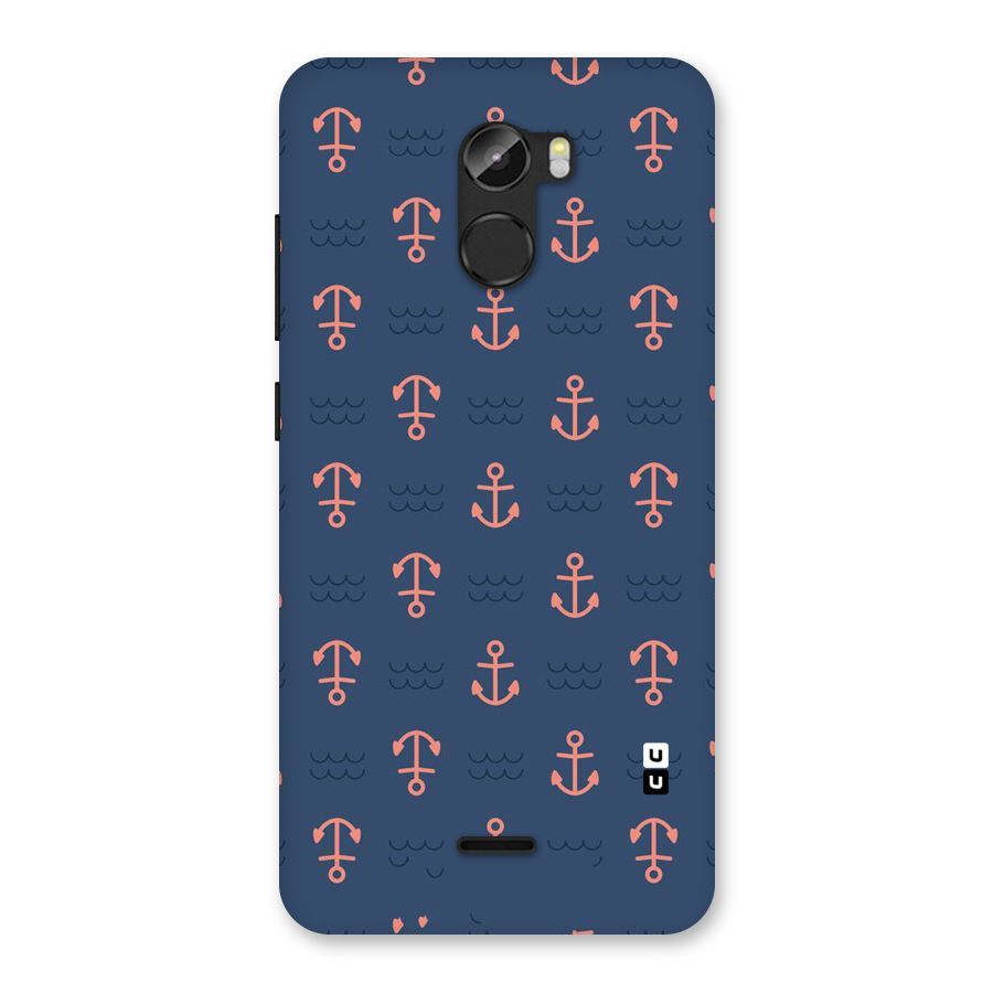 Anchor Sea Blue Back Case for Gionee X1