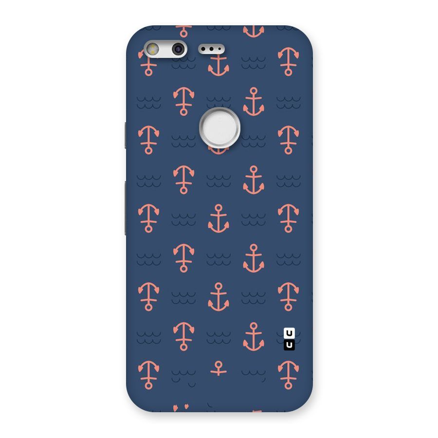 Anchor Sea Blue Back Case for Google Pixel