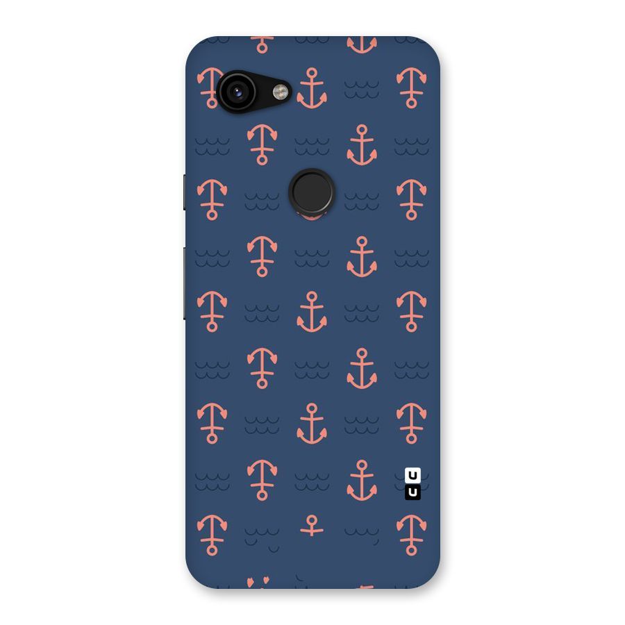 Anchor Sea Blue Back Case for Google Pixel 3a