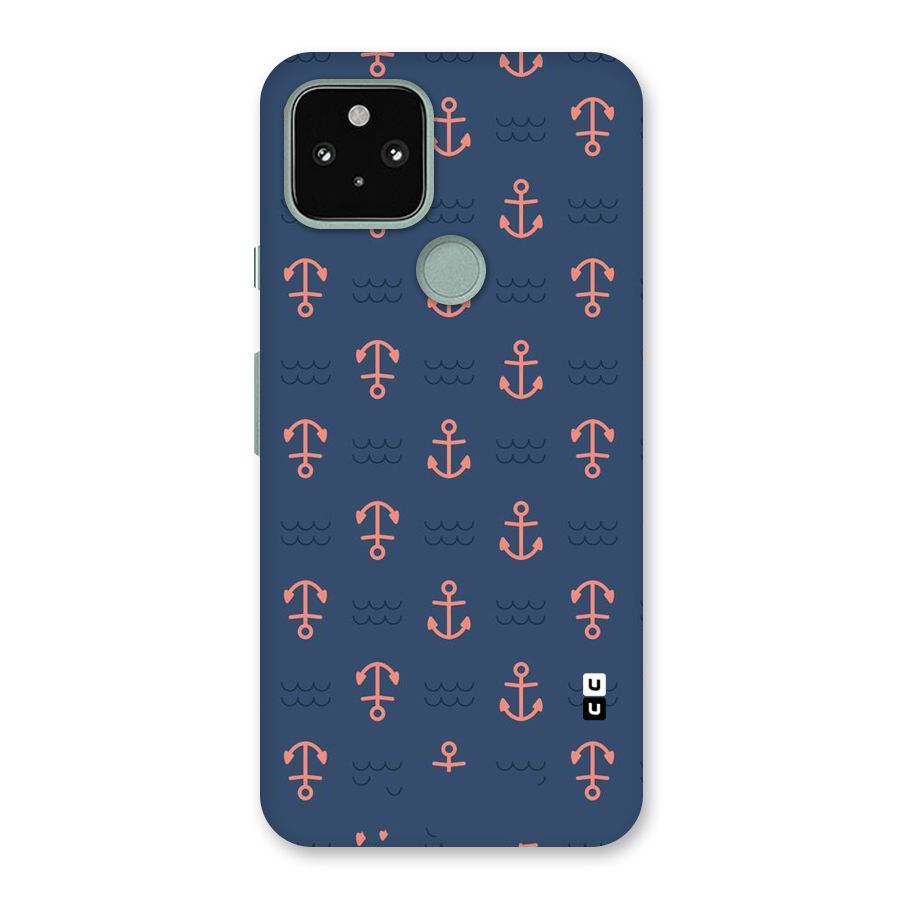 Anchor Sea Blue Back Case for Google Pixel 5