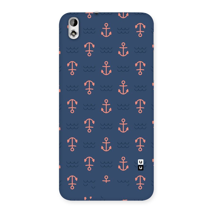 Anchor Sea Blue Back Case for HTC Desire 816