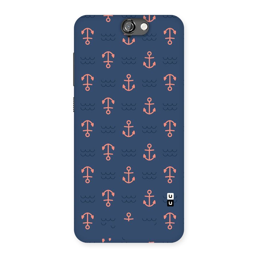 Anchor Sea Blue Back Case for HTC One A9