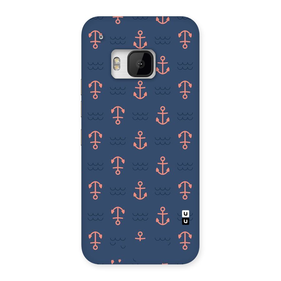 Anchor Sea Blue Back Case for HTC One M9