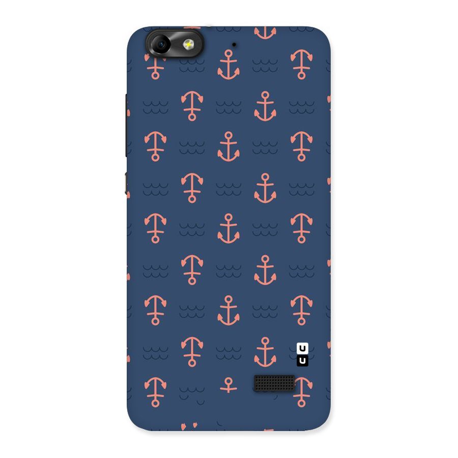 Anchor Sea Blue Back Case for Honor 4C