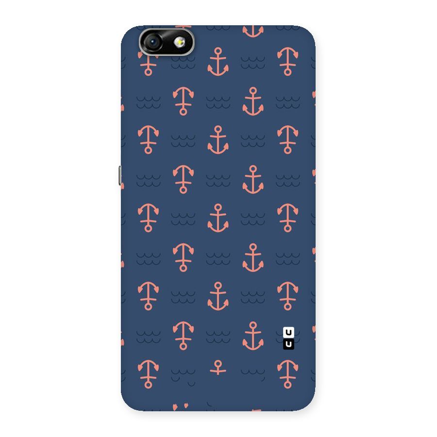 Anchor Sea Blue Back Case for Honor 4X