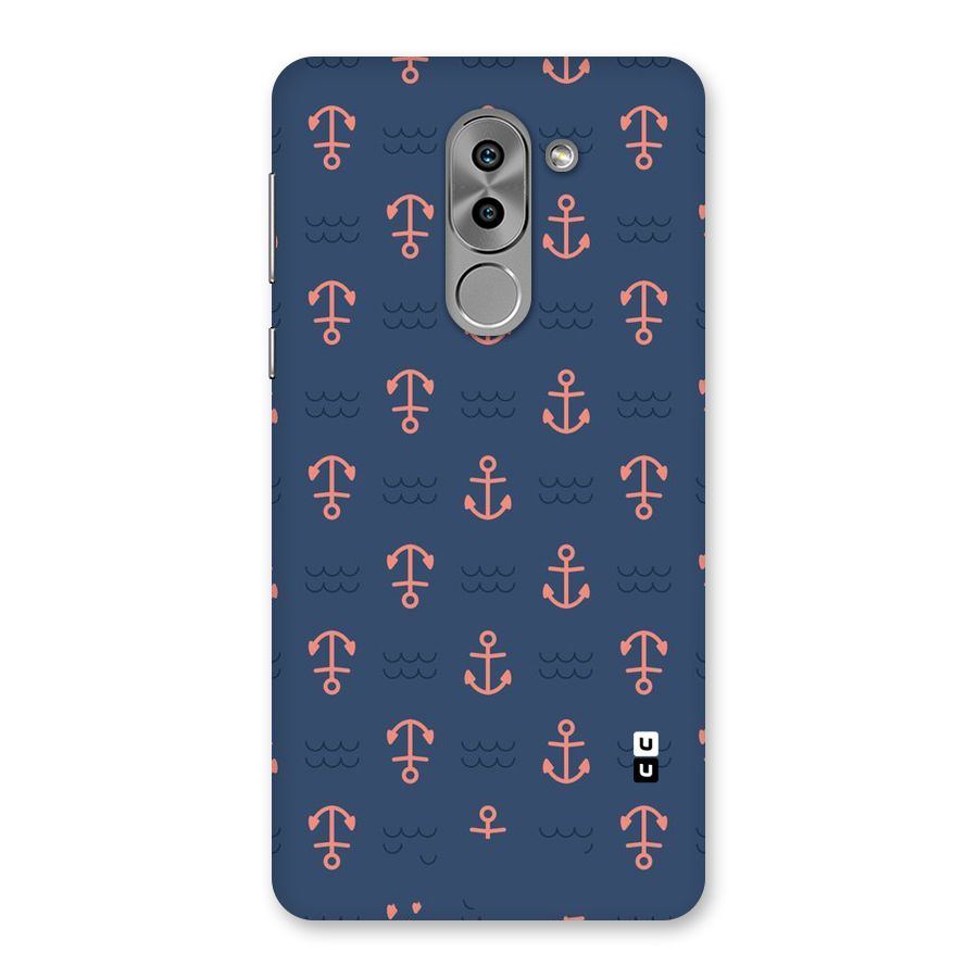 Anchor Sea Blue Back Case for Honor 6X