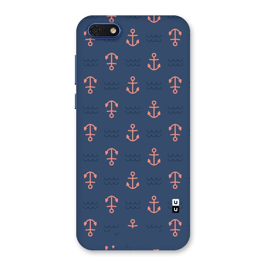 Anchor Sea Blue Back Case for Honor 7s