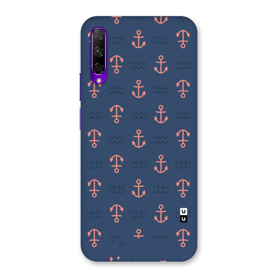 Anchor Sea Blue Back Case for Honor 9X Pro