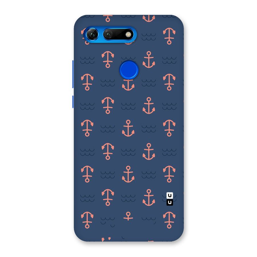 Anchor Sea Blue Back Case for Honor View 20