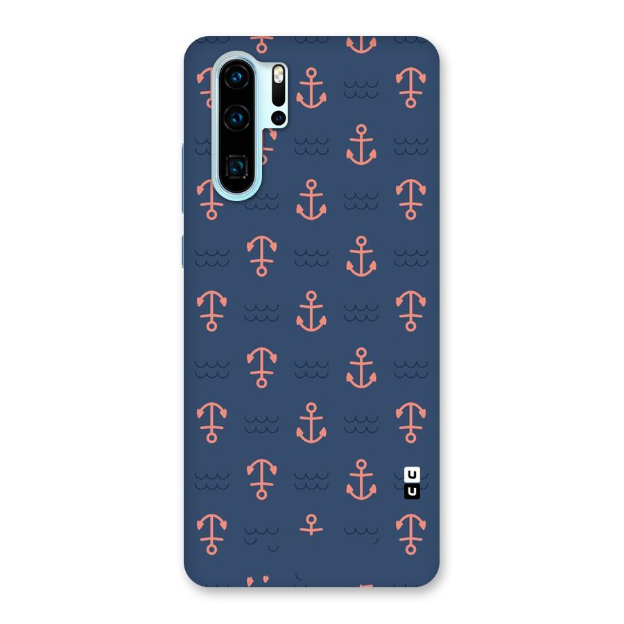 Anchor Sea Blue Back Case for Huawei P30 Pro