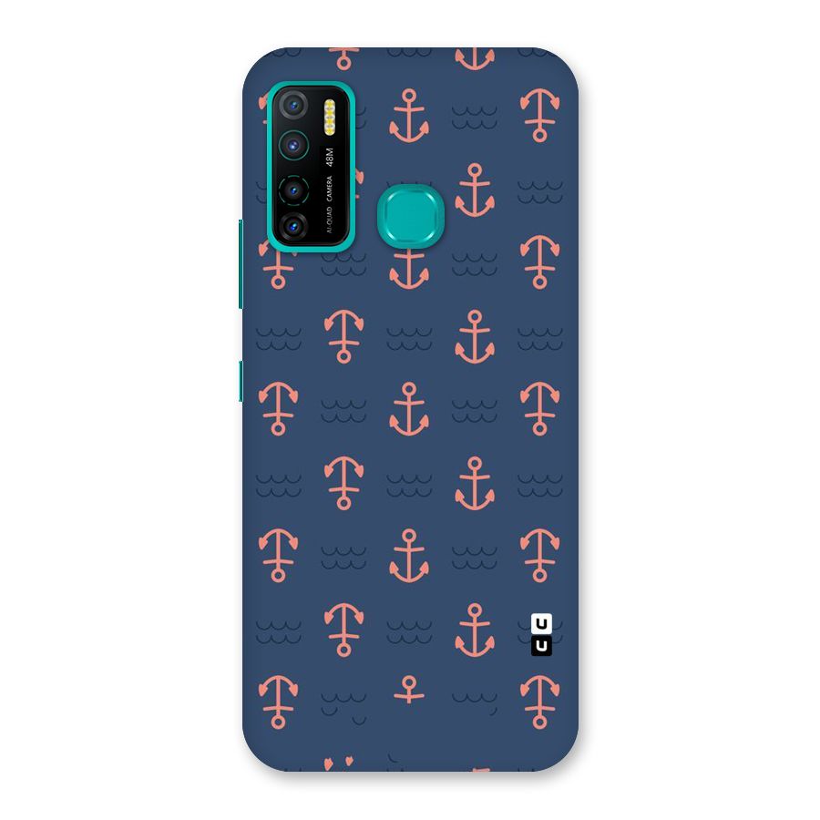 Anchor Sea Blue Back Case for Infinix Hot 9 Pro