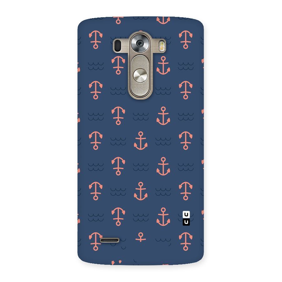 Anchor Sea Blue Back Case for LG G3