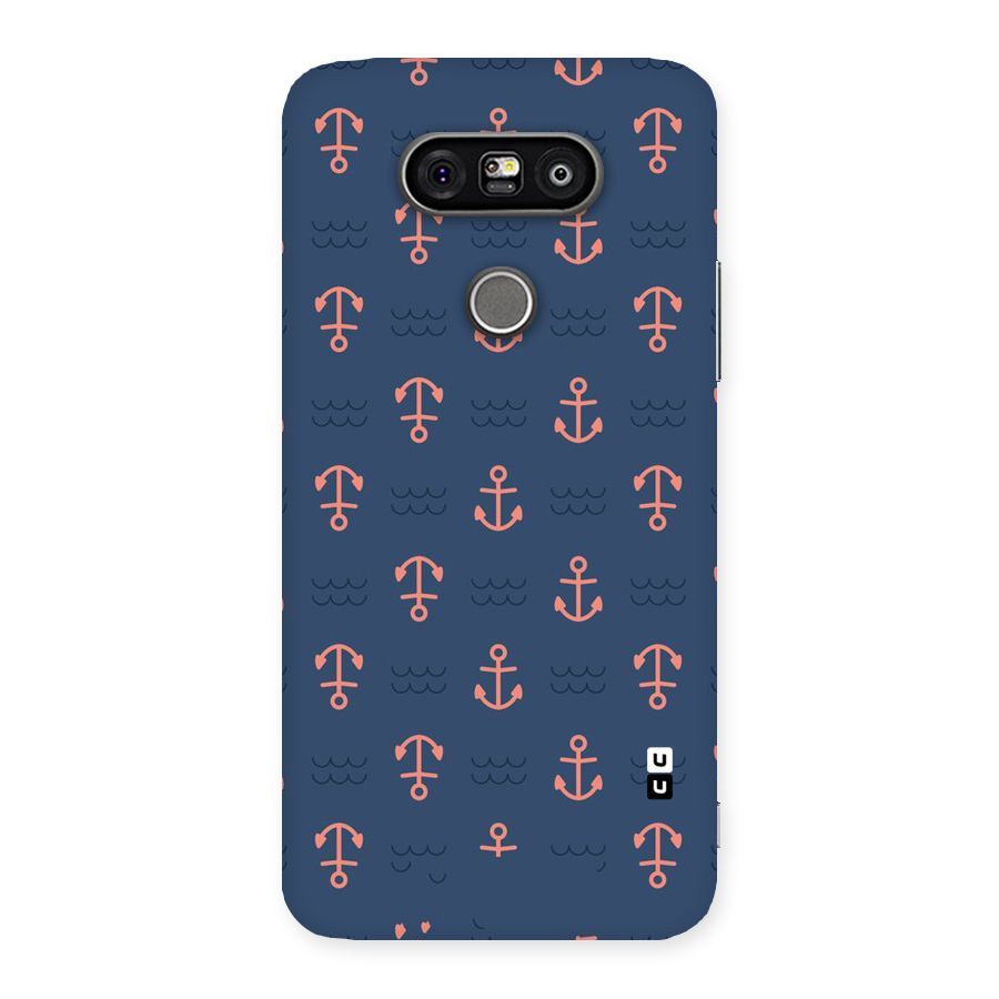 Anchor Sea Blue Back Case for LG G5