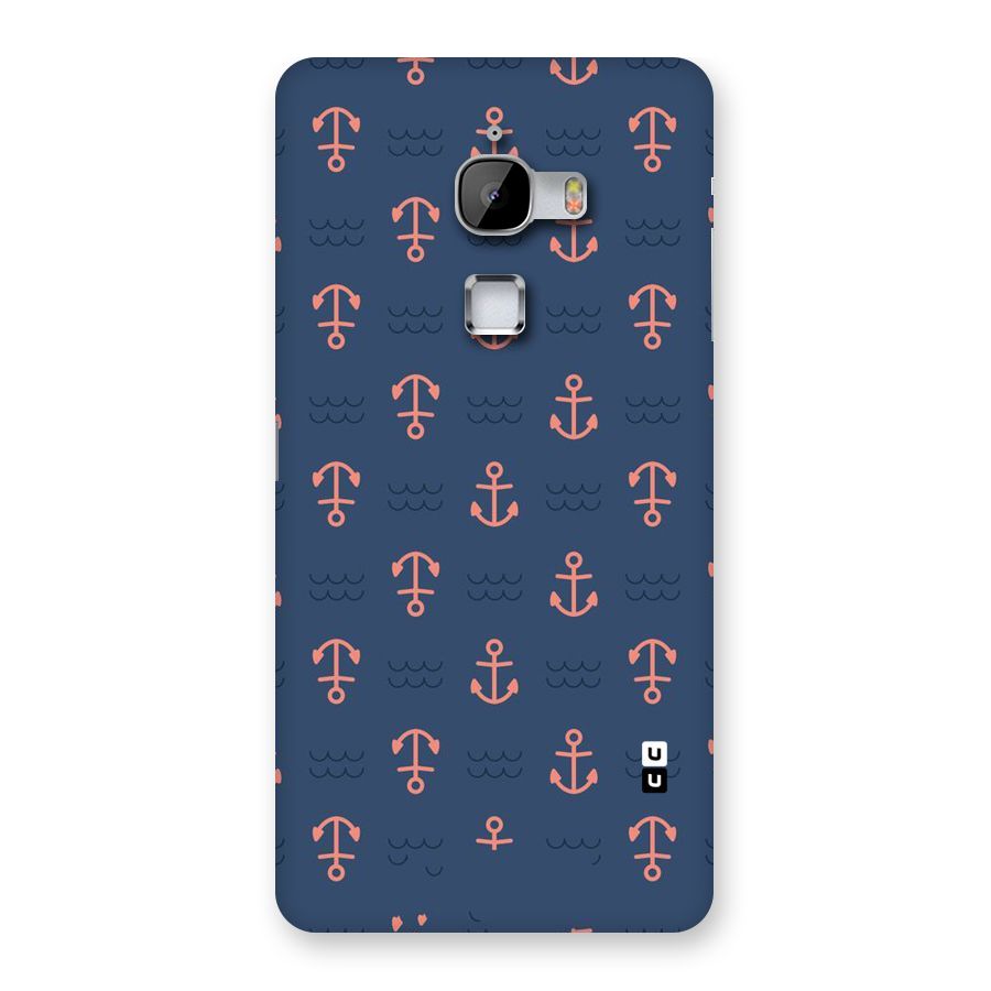 Anchor Sea Blue Back Case for LeTv Le Max