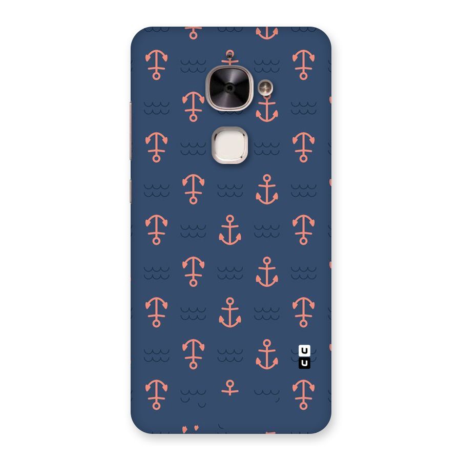 Anchor Sea Blue Back Case for Le 2