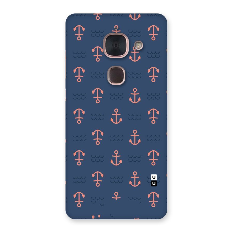 Anchor Sea Blue Back Case for Le Max 2