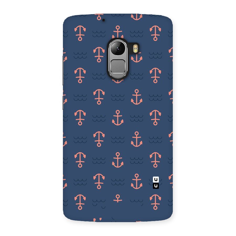 Anchor Sea Blue Back Case for Lenovo K4 Note