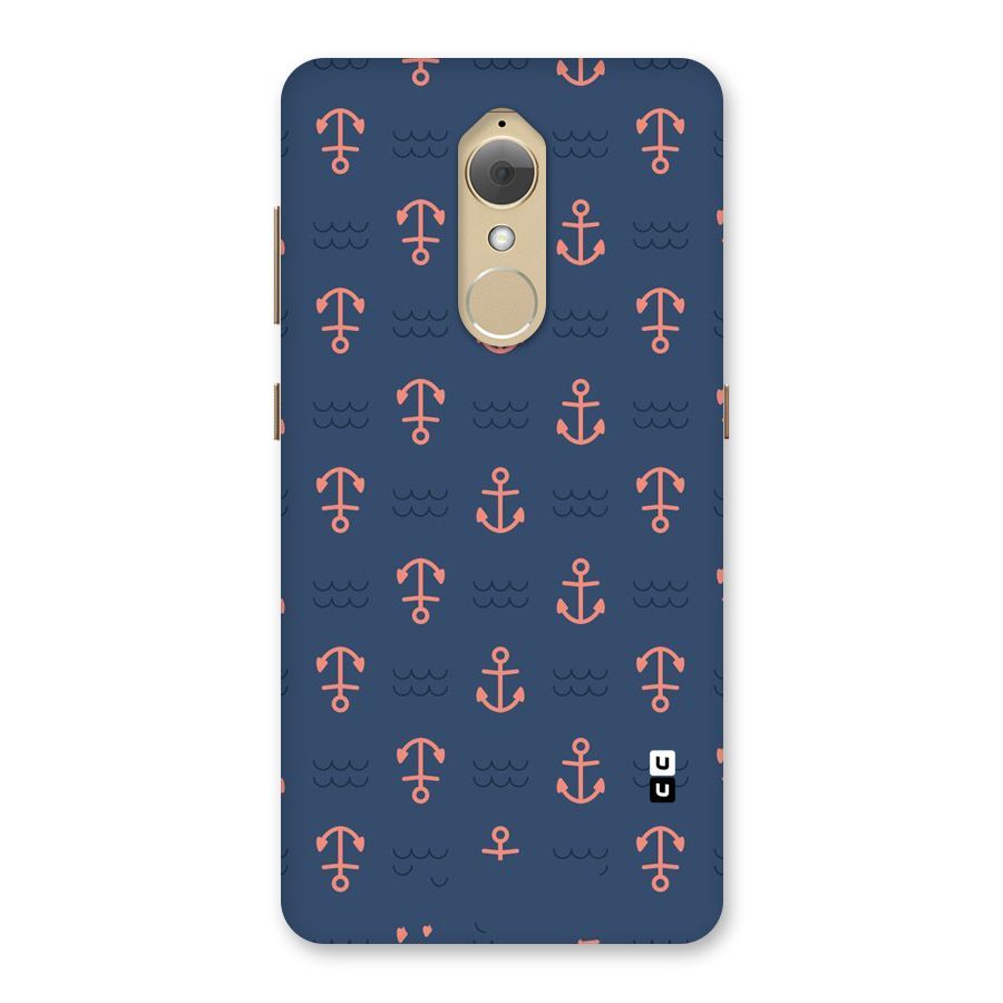 Anchor Sea Blue Back Case for Lenovo K8