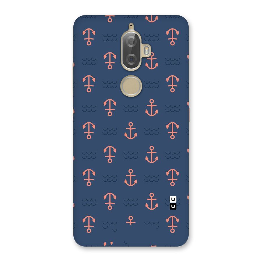 Anchor Sea Blue Back Case for Lenovo K8 Plus