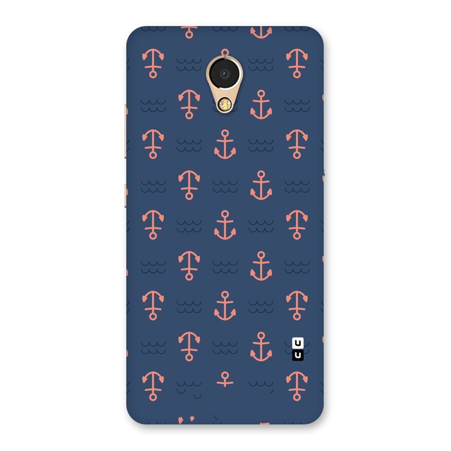 Anchor Sea Blue Back Case for Lenovo P2