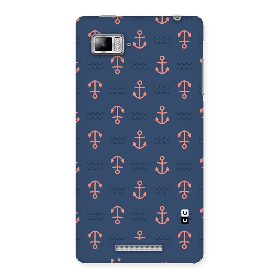 Anchor Sea Blue Back Case for Lenovo Vibe Z K910