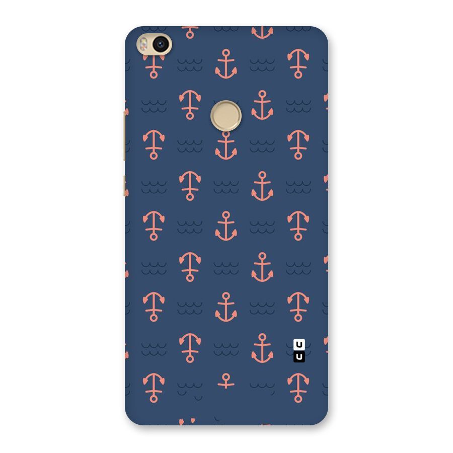 Anchor Sea Blue Back Case for Mi Max 2