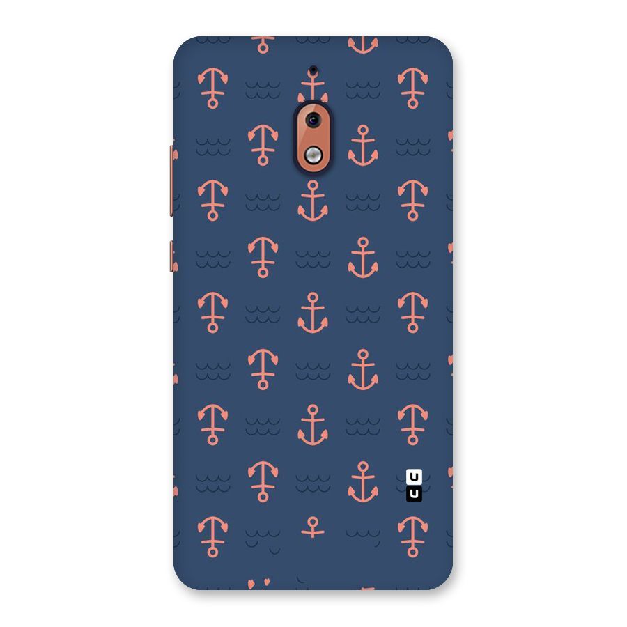 Anchor Sea Blue Back Case for Nokia 2.1