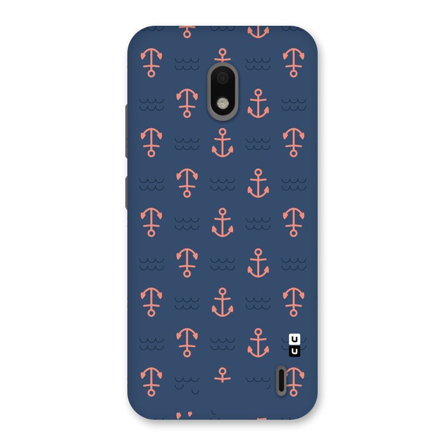 Anchor Sea Blue Back Case for Nokia 2.2