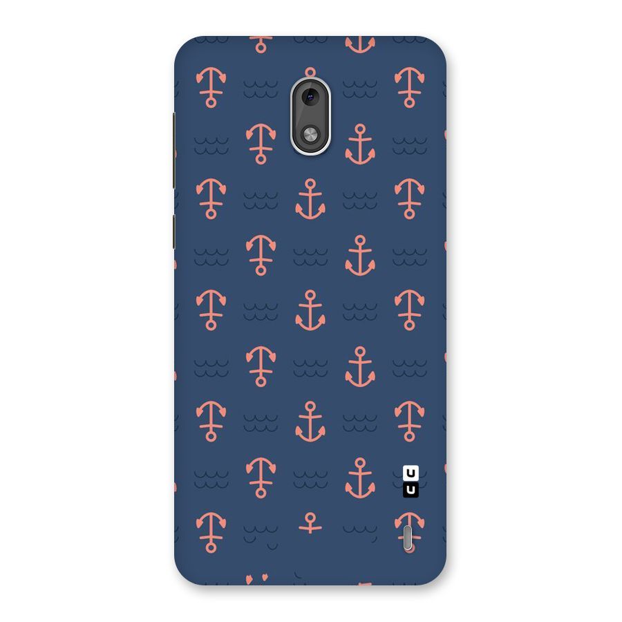 Anchor Sea Blue Back Case for Nokia 2