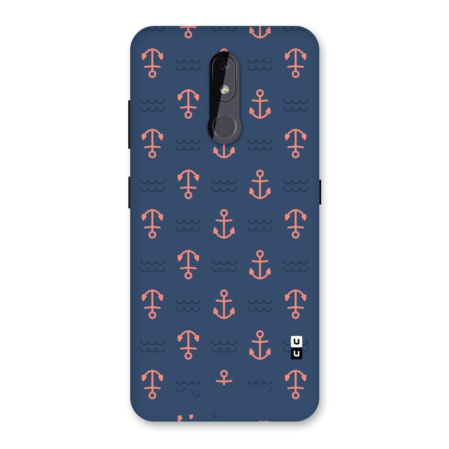 Anchor Sea Blue Back Case for Nokia 3.2