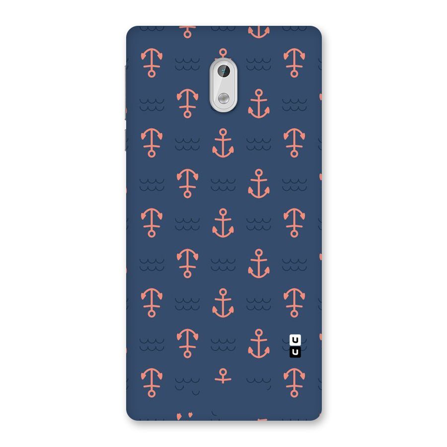 Anchor Sea Blue Back Case for Nokia 3