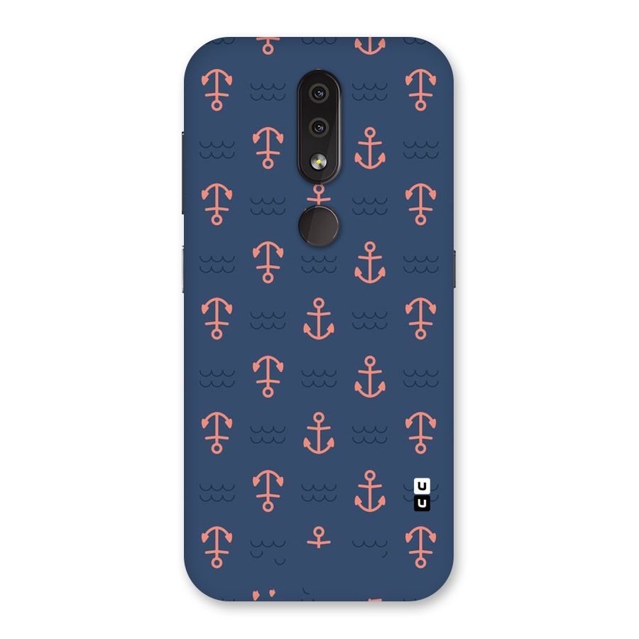 Anchor Sea Blue Back Case for Nokia 4.2
