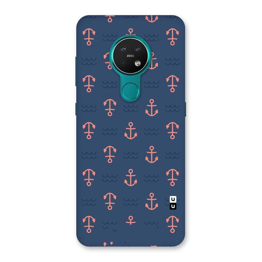 Anchor Sea Blue Back Case for Nokia 7.2
