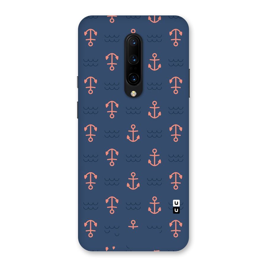 Anchor Sea Blue Back Case for OnePlus 7 Pro