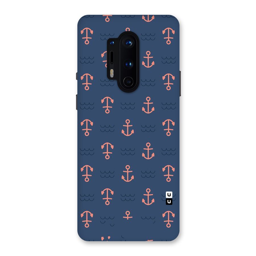 Anchor Sea Blue Back Case for OnePlus 8 Pro