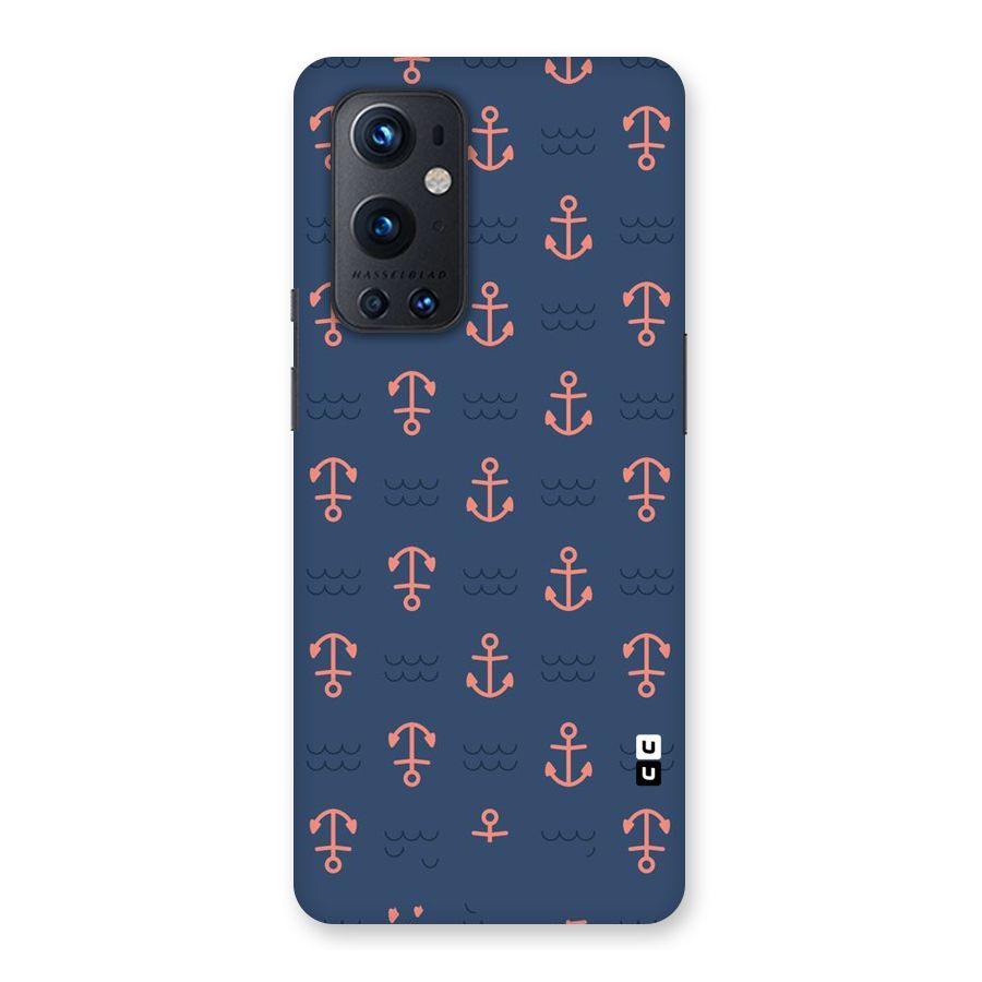 Anchor Sea Blue Back Case for OnePlus 9 Pro