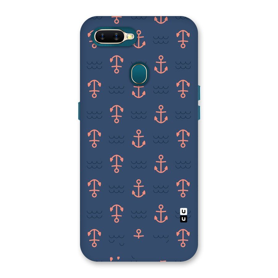 Anchor Sea Blue Back Case for Oppo A11k